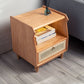 1 Drawer Night Table Modern Solid Wood Nightstand ,20.5" Tall Clearhalo 'Bedroom Furniture' 'furn' 'furn_night_stand' 'Furniture' 'night_stand' 'Nightstands' 1200x1200_71e63cb0-e217-4783-8e8f-4dc8b12577c3