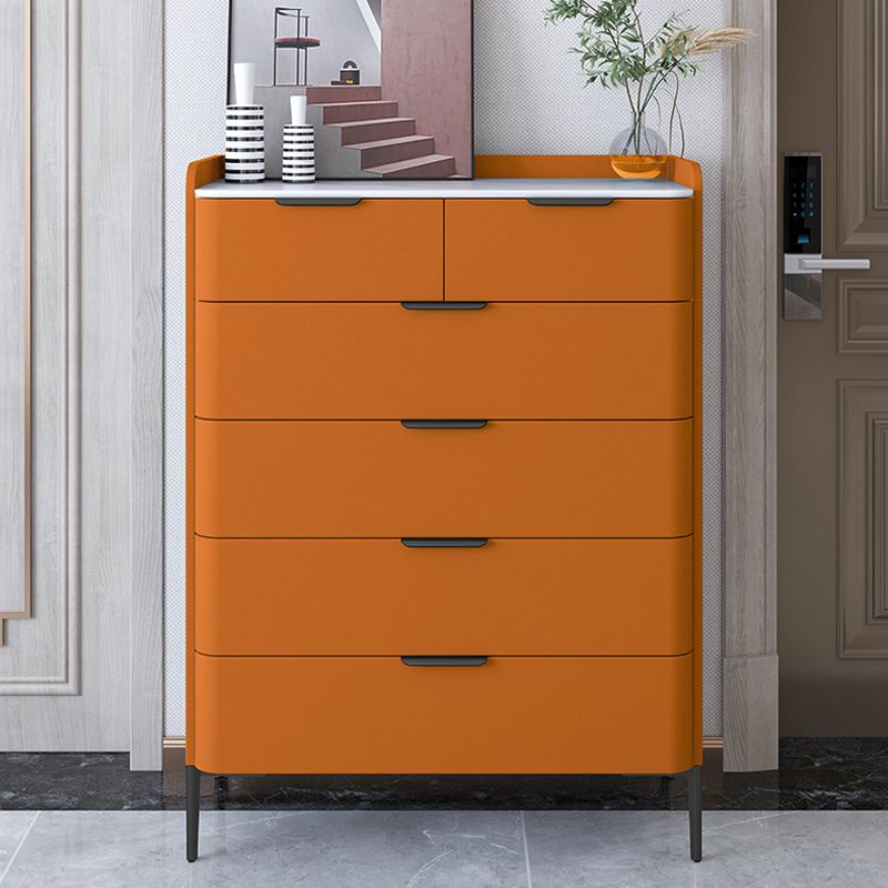 Eigentijdse massief hout lingerie -borst slaapkamer verticale opbergkast