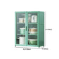 Green Bambus Buffet Server mit einstellbarem Regal Modern Dining Server