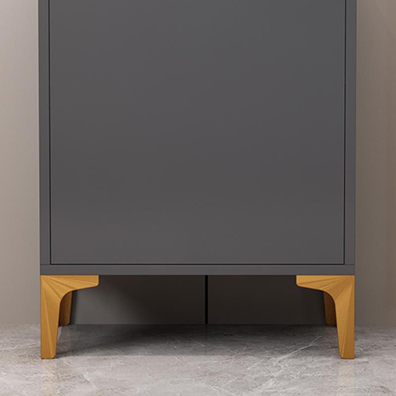 Glam Style Server Engineered Wood Sideboard with Door for Home Use Clearhalo 'buffet_sideboard' 'Buffets & Sideboards' 'furn' 'furn_buffet_sideboard' 'Furniture' 'Kitchen & Dining Furniture' 1200x1200_71ed8a50-c14b-4126-9670-53d0e0a8b141