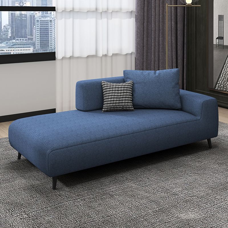 Scandinavian Linen Blend Accent Chair with One Arms Reclining Oversized Lounge Chair Clearhalo 'Chairs & Seating' 'Chaise Lounge' 'chaise_lounge' 'furn' 'furn_chaise_lounge' 'Furniture' 'Living Room Furniture' 1200x1200_71ee2cfe-5d34-4cc5-ac72-0bae63f379a9