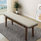 17.55-inch Height Solid Wood Bench Bedroom Rectangle Seating Bench Clearhalo 'Benches' 'Chairs & Seating' 'furn' 'furn_benches' 'Furniture' 'Living Room Furniture' 1200x1200_71f017bb-2fc3-4c84-ada1-59316adc58f0