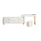 White Make-up Vanity 17.71" Wide Makeup Vanity Desk Table with 6 Drawers Clearhalo 'Bedroom Furniture' 'furn' 'furn_makeup_vanities' 'Furniture' 'Makeup Vanities' 'makeup_vanities' 1200x1200_71f28293-f085-4153-b759-fb8058e032b7