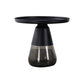 Mid-Century Modern Coffee Table Metal Tray Top Round Single Coffee Table Clearhalo 'Coffee & Accent Tables' 'Coffee Tables' 'coffee_tables' 'furn' 'furn_coffee_tables' 'Furniture' 'Living Room Furniture' 1200x1200_71f35d8c-fecd-472a-a8d5-c56f75b48bc5