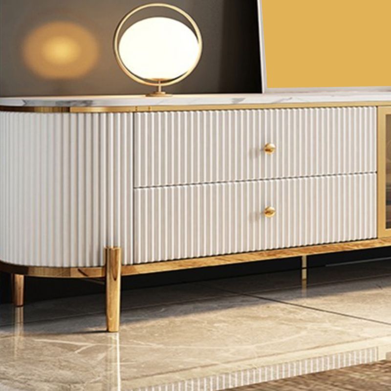 Contemporary Stone Media Console 4 Drawers TV Console with Doors Clearhalo 'furn' 'furn_tv_stands_entertainment_centers' 'Furniture' 'Living Room Furniture' 'TV Stands & Entertainment Centers' 'TV Stands & Media Storage Furniture' 'tv_stands_entertainment_centers' 1200x1200_71fb8aa4-0472-4984-8018-7d5afdf4f3bf