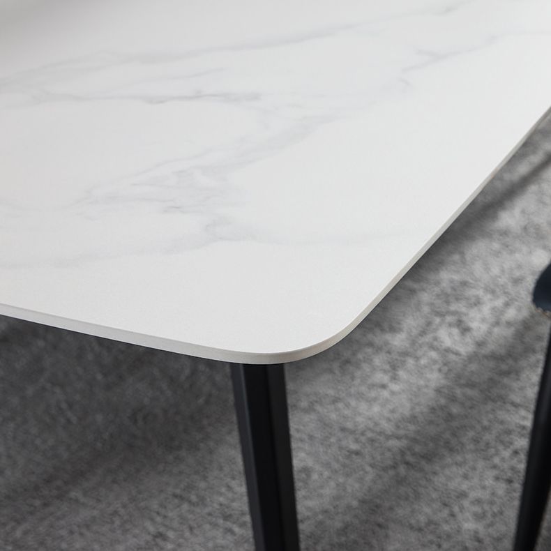 Modern Style Sintered Stone Dining Set with Rectangle Shape Dinette Set for Home Use Clearhalo 'Dining Room Sets' 'Dining Tables & Seating' 'dining_room_set' 'furn' 'furn_dining_room_set' 'Furniture' 'furniture_dining_room_set' 'Kitchen & Dining Furniture' 'kitchen&dining_furn' 'kitchen' 1200x1200_71fdc020-4d66-45c3-9d83-5ac47de7d0cc