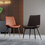 Home Scandinavian Arm Chair Upholstered Solid Back Metal Dining Room Chair Clearhalo ' kitchen&dining_furn' 'Dining Chairs' 'Dining Tables & Seating' 'dining_chair' 'furn' 'furn_dining_chair' 'Furniture' 'furniture_dining_chair' 'Kitchen & Dining Furniture' 'kitchen' 1200x1200_71fdc0c1-c6ea-4c34-b805-3fef19117a32