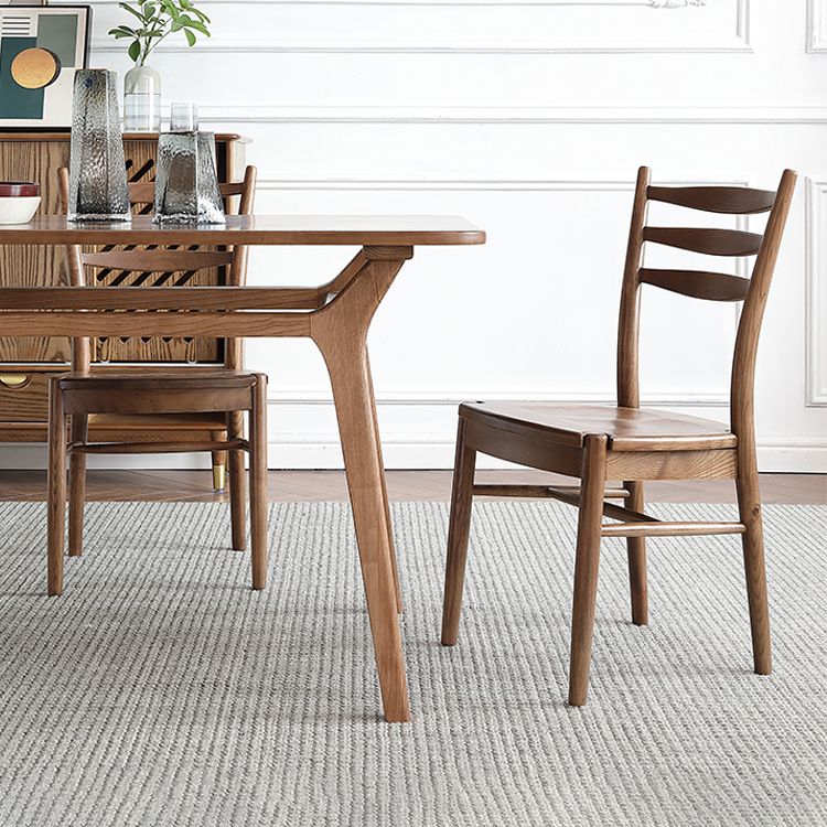 Modern Style 1/4/5 Rectangle Solid Wood Dining Set with Wood Chairs for Home Clearhalo 'Dining Room Sets' 'Dining Tables & Seating' 'dining_room_set' 'furn' 'furn_dining_room_set' 'Furniture' 'furniture_dining_room_set' 'Kitchen & Dining Furniture' 'kitchen&dining_furn' 'kitchen' 1200x1200_71fe8436-a056-4ea8-87a9-afb6918e1f59