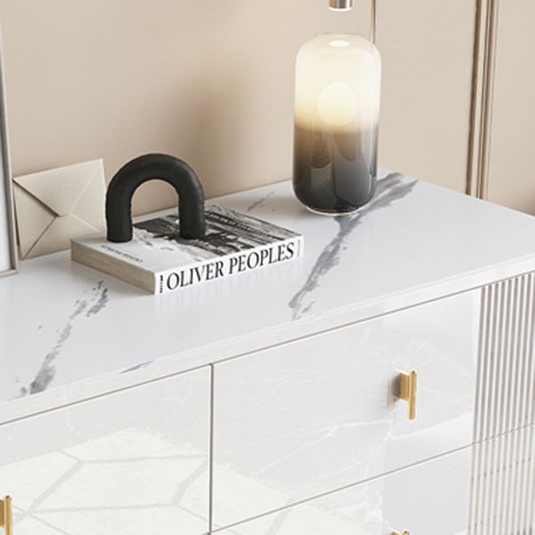 Glam Wood Chest with Stone Top Chest with Drawers for Bedroom Clearhalo 'Bedroom Furniture' 'Dressers & Chests' 'dressers_chests' 'furn' 'furn_dressers_chests' 'Furniture' 1200x1200_7200063b-8d09-4409-8892-827c3d7c0c36