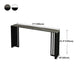 Modern Rectangle Bar Dining Table Indoor Bar Height Table with Iron Base 42-Inch Top Clearhalo 'Bar Furniture' 'Bar Tables' 'bar_tables' 'furn' 'furn_bar_tables' 'Furniture' 'furniture_bar_tables' 'Kitchen & Dining Furniture' 'kitchen&dining_furn' 'kitchen' 1200x1200_720108de-e598-4692-b71c-a6a6b18fac72