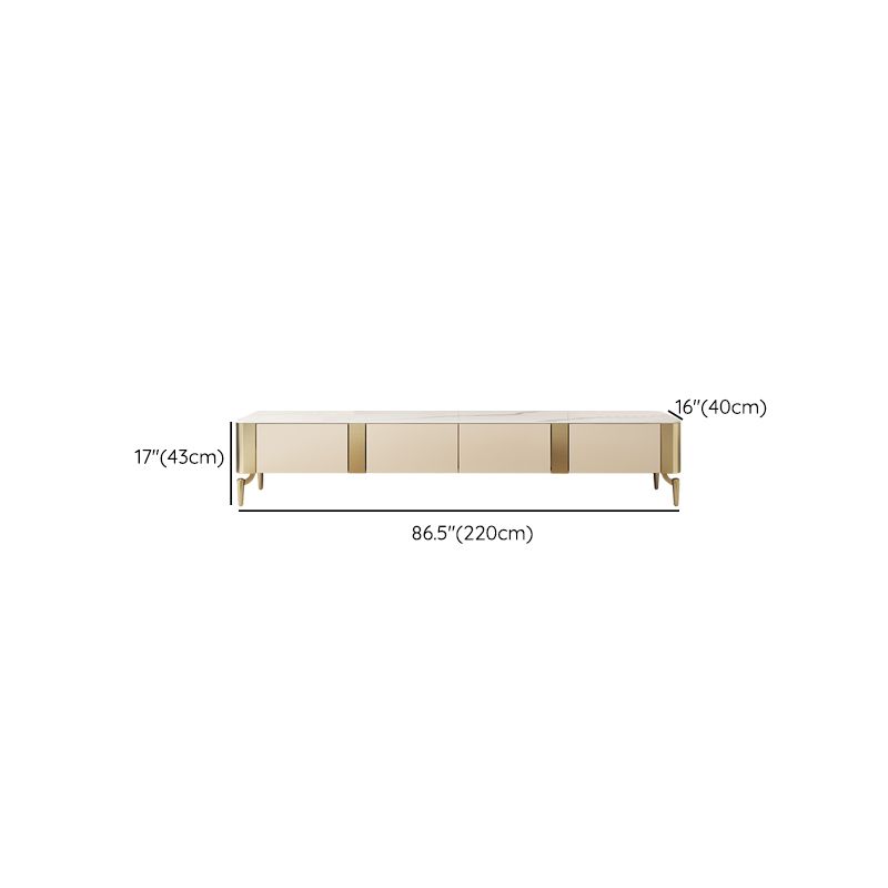 Stone TV Media Console Contemporary TV Console with 4 Drawers Clearhalo 'furn' 'furn_tv_stands_entertainment_centers' 'Furniture' 'Living Room Furniture' 'TV Stands & Entertainment Centers' 'TV Stands & Media Storage Furniture' 'tv_stands_entertainment_centers' 1200x1200_7202fc83-d175-4db5-9232-91c664ca1768