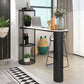 Modern Double Pedestal Sintered Stone Bar Table for Kitchen Dining Room Clearhalo 'Bar Furniture' 'Bar Tables' 'bar_tables' 'furn' 'furn_bar_tables' 'Furniture' 'Kitchen & Dining Furniture' 1200x1200_720335fa-320c-4890-9015-dbdbf77c8f72