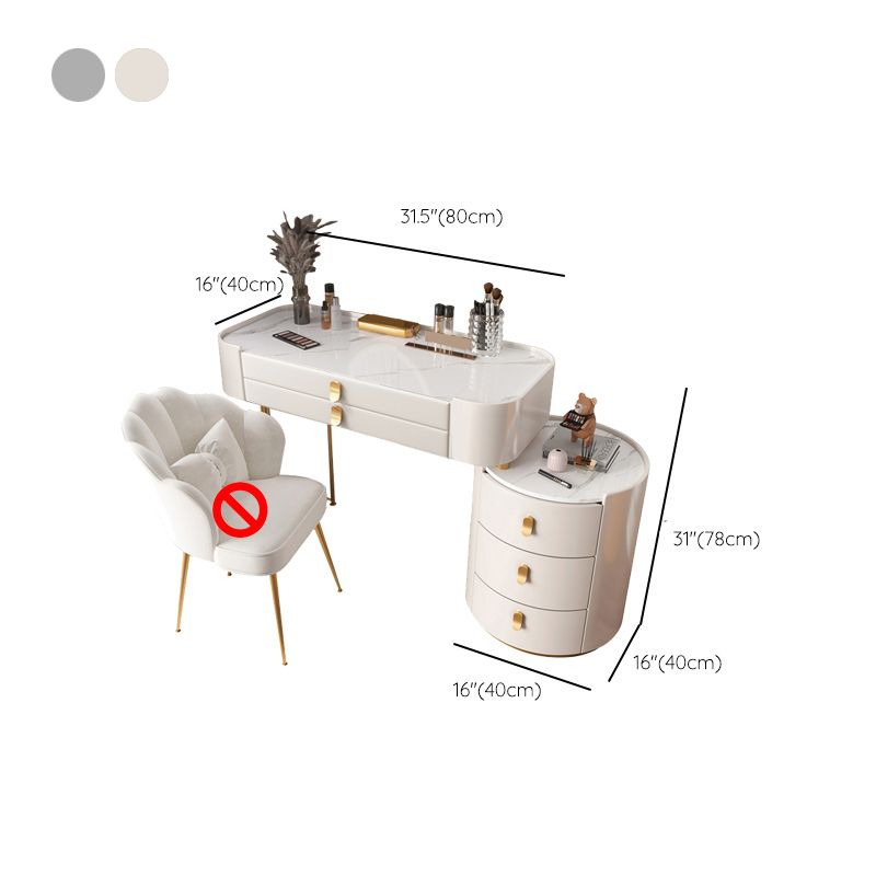 Set di vanity set di vanity set di vanity set di vanity set di vanity set di vanità con trucco a specchio illuminato