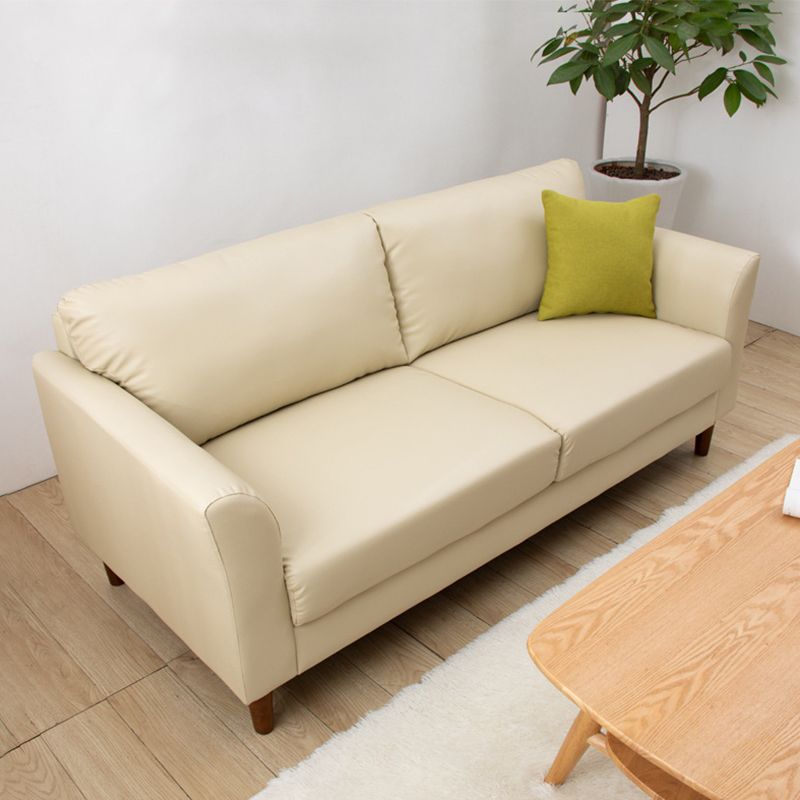 Contemporary Pillow Back Sofa 31"H Flared Arm Couch for Apartment Clearhalo 'furn' 'furn_sofas' 'Furniture' 'furniture_sofas' 'Living Room Furniture' 'Sofa' 'sofas' 1200x1200_7205f33a-aea9-463f-a750-faebe5bbd6ac
