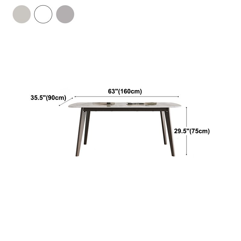 Modern Sintered Stone Dining Table Rectangle Dining Table for Dining Room Clearhalo ' dining_table' 'Dining Tables & Seating' 'Dining Tables' 'furn' 'furn_dining_table' 'Furniture' 'furniture_dining_table' 'Kitchen & Dining Furniture' 'kitchen&dining_furn' 'kitchen' 'kitchen_dining_table' 1200x1200_72086422-2469-46d3-8f0b-56477acef975