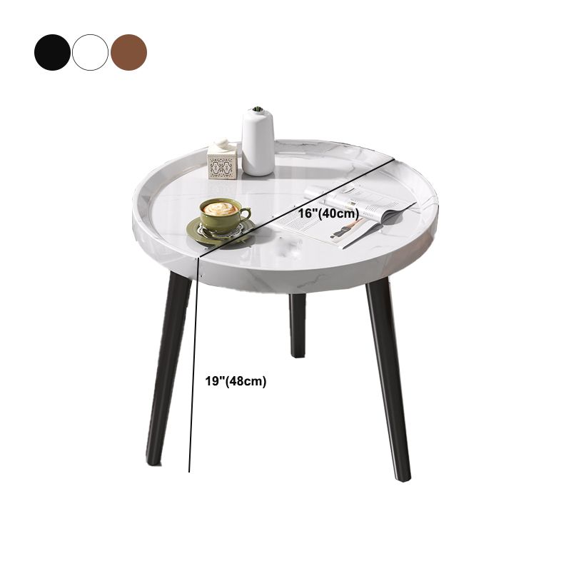 Modern 3 Legs Wooden Coffee Table Round Top Shape Cocktail Table for Living Room Clearhalo 'Coffee & Accent Tables' 'Coffee Tables' 'coffee_tables' 'furn' 'furn_coffee_tables' 'Furniture' 'Living Room Furniture' 1200x1200_7208c320-1d61-4614-929e-cb5cf17a8fdd