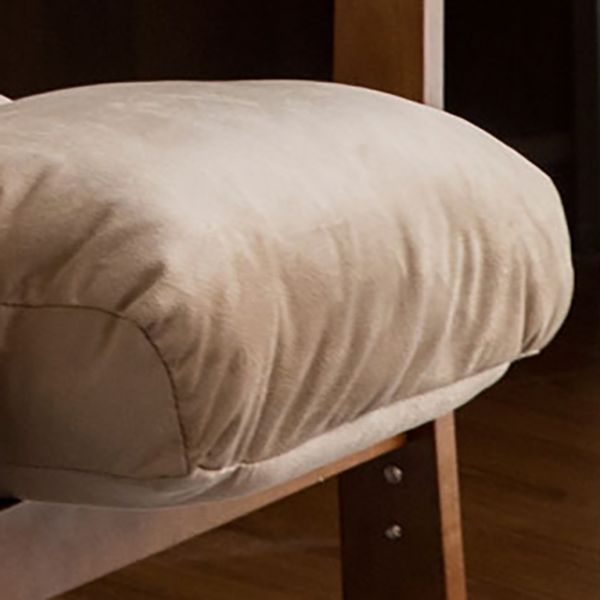 Moderna telaio in legno standard reclinabile sedia reclinabile a colori solidi