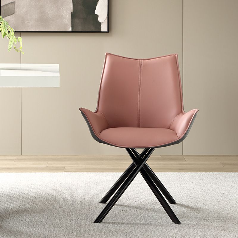 Chaise de bras de style industriel chaise du bras à manger rembourré pour le salon