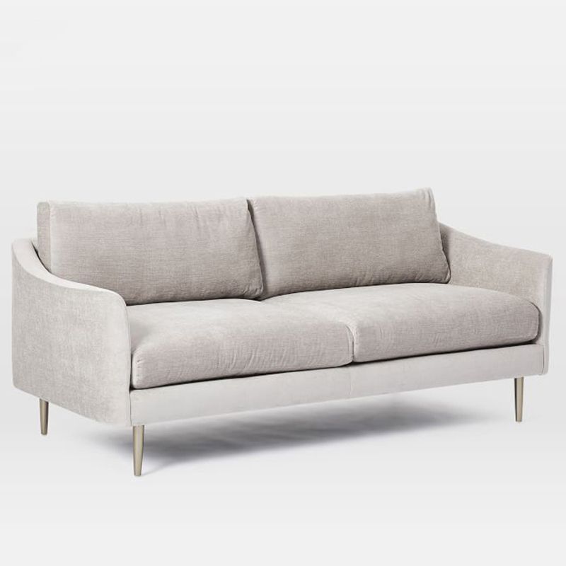 Divano a braccio inclinati di divano con divani standard in tessuto contemporaneo