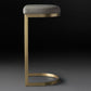 Glam Restaurant Footrest Bar Stool Gray Leather Backless Stool Clearhalo 'Bar Furniture' 'Bar Stools' 'bar_stools' 'furn' 'furn_bar_stools' 'Furniture' 'furniture_bar_stools' 'Kitchen & Dining Furniture' 1200x1200_720fd569-4979-49e5-b1e3-4faad30c805f