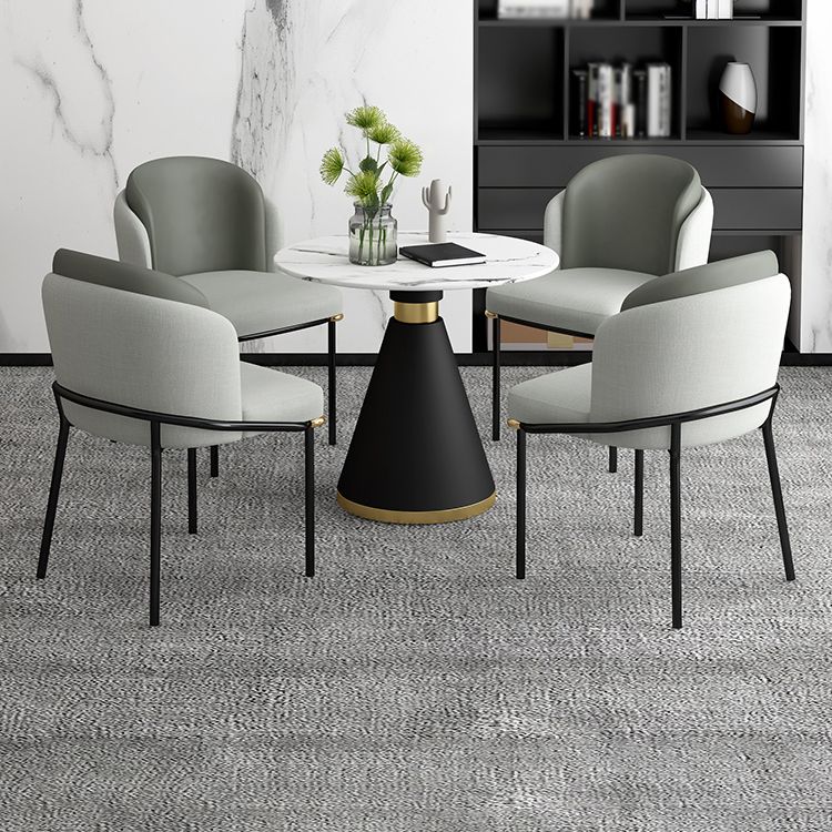 Glam 1/2/5 Pieces Dining Set Sintered Stone Dining Table Set for Dining Areas Clearhalo 'Dining Room Sets' 'Dining Tables & Seating' 'dining_room_set' 'furn' 'furn_dining_room_set' 'Furniture' 'furniture_dining_room_set' 'Kitchen & Dining Furniture' 1200x1200_720ffa6f-d49b-4ea8-800b-9176a99d6149