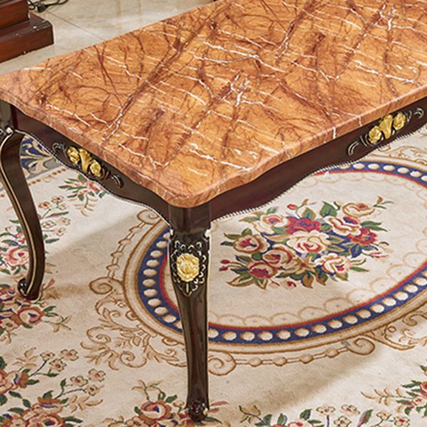 Solid Wood Base Dining Collection Rectangle Dining Table for Dining Room Clearhalo ' dining_table' 'Dining Tables & Seating' 'Dining Tables' 'furn' 'furn_dining_table' 'Furniture' 'furniture_dining_table' 'Kitchen & Dining Furniture' 'kitchen&dining_furn' 'kitchen' 'kitchen_dining_table' 1200x1200_72100651-fc0b-4c04-80e0-377bc091e4de