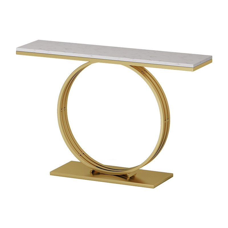 Tavolo da divano console di ferro moderno tavolo da fine marmo rettangolo per sala