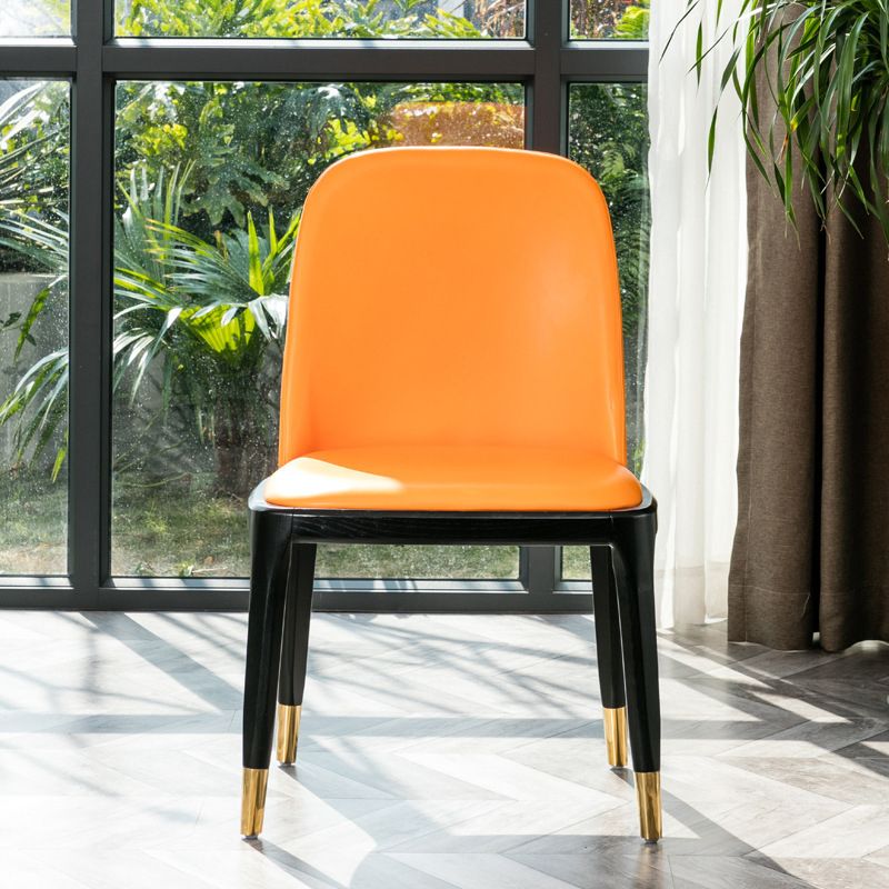 Cucina sedie da pranzo imbottite in casa sedia in fico in pelle parsons