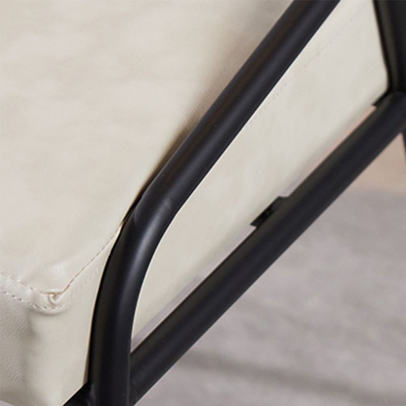 20.47 "brede industriële stijl enkele bankstoel vaste rug armloze stoel