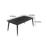 Modern Stone Top Dinette Set 1/2/4/5/7 Pieces Rectangle Dining Table Set in Black Clearhalo 'Dining Room Sets' 'Dining Tables & Seating' 'dining_room_set' 'furn' 'furn_dining_room_set' 'Furniture' 'Kitchen & Dining Furniture' 1200x1200_72162319-07a8-4724-bf88-3914d2215e5a