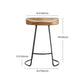 Industrial Backless and Armless Bar Stool Wooden Counter Stool Clearhalo 'Bar Furniture' 'Bar Stools' 'bar_stools' 'furn' 'furn_bar_stools' 'furniture_bar_stools' 'Kitchen & Dining Furniture' 'kitchen&dining_furn' 'kitchen' 'kitchen_furn' Furniture' 1200x1200_721718cd-f31e-4da4-b237-45b9e1c39702