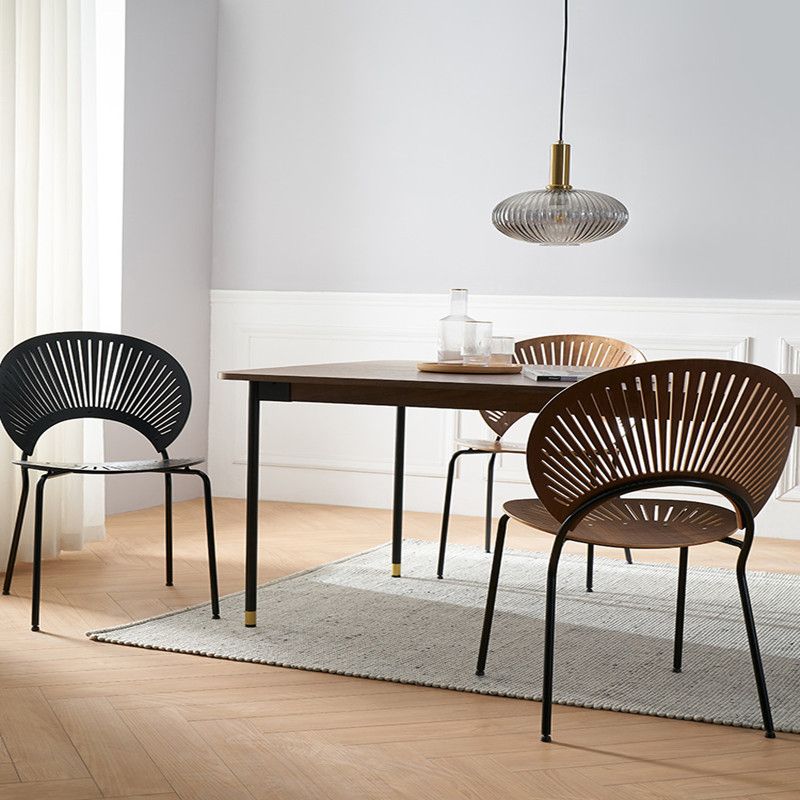 Wood Side Chair Contemporary Open Back Dining Chair for Indoor Clearhalo 'Dining Chairs' 'Dining Tables & Seating' 'dining_chair' 'furn' 'furn_dining_chair' 'Furniture' 'furniture_dining_chair' 'Kitchen & Dining Furniture' 1200x1200_7218b231-8e91-4c6e-b4f8-425de344e244