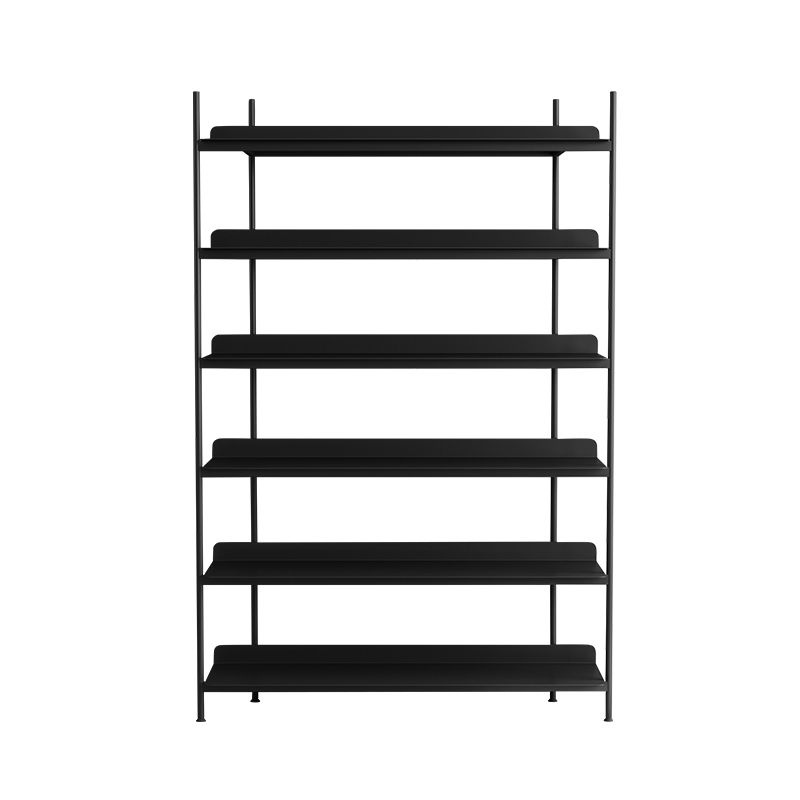 Contemporary Metal Etagere Bookshelf Open Office and Living Room Bookcase Clearhalo 'Bookcases' 'furn' 'furn_bookcases' 'Furniture' 'furniture_bookcases' 'Office Furniture' 1200x1200_7221284b-2ea8-4eb1-b30c-3ca8e2b3628c