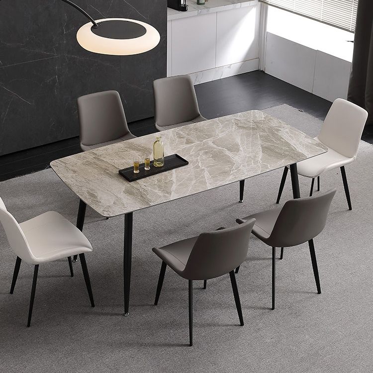 Metal Scandinavian Armless Dining Chairs Parsons Chair Dining Room Home Side Chair Clearhalo ' kitchen&dining_furn' 'Dining Chairs' 'Dining Tables & Seating' 'dining_chair' 'furn' 'furn_dining_chair' 'Furniture' 'furniture_dining_chair' 'Kitchen & Dining Furniture' 'kitchen' 1200x1200_7222d8e6-61d7-496d-b730-f8c973317ee2