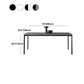 Stone Modern Rectangle Dining Table Matte Finish 4 Legs Table for Kitchen Clearhalo ' dining_table' 'Dining Tables & Seating' 'Dining Tables' 'Furniture' 'furniture_dining_table' 'Kitchen & Dining Furniture' 'kitchen&dining_furn' 'kitchen' 'kitchen_dining_table' 1200x1200_7222ecb4-e579-4018-ac3e-204c5144051a