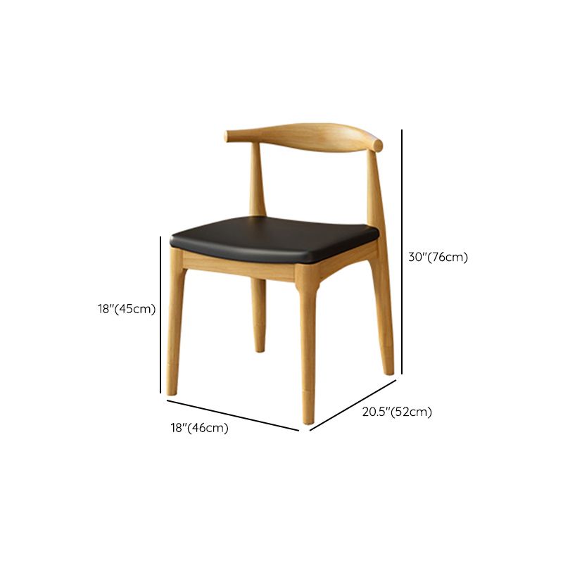 Modern Solid Wood Furniture 1/2/5/7 Pcs Standard Height Dining Room Table Set in Natural Clearhalo 'Dining Room Sets' 'Dining Tables & Seating' 'dining_room_set' 'furn' 'furn_dining_room_set' 'Furniture' 'Kitchen & Dining Furniture' 1200x1200_7227d1a0-ca0c-4878-8bde-09fbeaaa622c