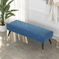 16.5 Inch Wide Glam Metal Seating Bench Cushioned Entryway Bench Clearhalo 'Benches' 'Chairs & Seating' 'furn' 'furn_benches' 'Furniture' 'Living Room Furniture' 1200x1200_72283f60-8189-4131-95d3-ccc77b4aa868