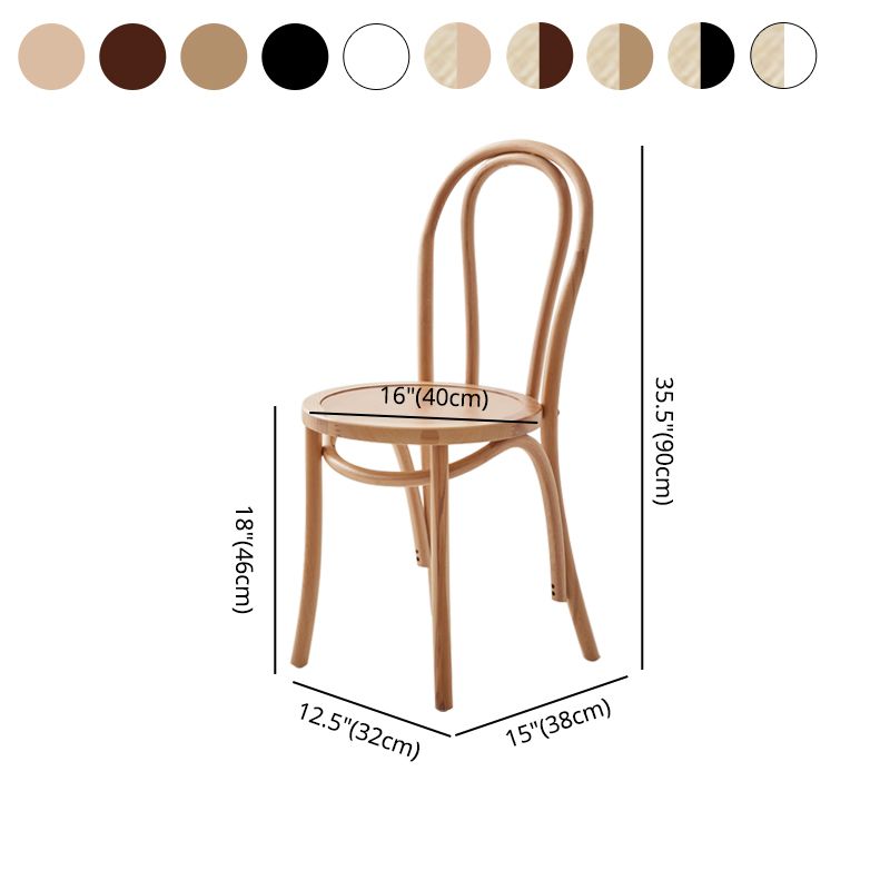 Contemporary Solid Beech Wood Chair Windsor Back Side Kitchen Dining Chairs Clearhalo ' kitchen&dining_furn' 'Dining Chairs' 'Dining Tables & Seating' 'dining_chair' 'furn' 'furn_dining_chair' 'Furniture' 'furniture_dining_chair' 'Kitchen & Dining Furniture' 'kitchen' 1200x1200_7228dda6-94bb-4332-8aea-20095145ee7d