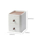 Contemporary White Night Table with 2/3/4 Drawers for Bedroom