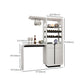 Modern Rectangle Bar Table Wood Table with Wine Cabinet for Living Room Clearhalo 'Bar Furniture' 'Bar Tables' 'bar_tables' 'furn' 'furn_bar_tables' 'Furniture' 'Kitchen & Dining Furniture' 1200x1200_722f094a-2caa-4d63-bf7d-b4c225810bbb