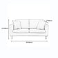 Modern Style Solid Wood Base Namib Material Cushion with Pillow Rectangular Sofa Clearhalo 'furn' 'furn_sofas' 'Furniture' 'furniture_sofas' 'kitchen' 'kitchen_sofas' 'Living Room Furniture' 'Sofa' 'sofas' 1200x1200_722fdd5a-d4b6-4a26-b33d-c08b6988927f