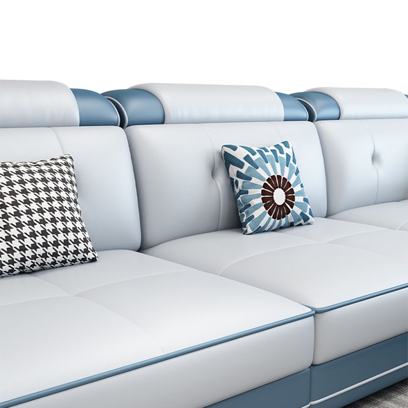 Fucile in pelle moderna a fatica in pelle sezionale per quattro persone