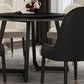 Round Double Pedestal Table Simplicity Style Dining Site Table with Turntable Clearhalo 'Dining Tables & Seating' 'Dining Tables' 'dining_table' 'furn' 'furn_dining_table' 'Furniture' 'Kitchen & Dining Furniture' 1200x1200_723598e0-1cc8-420a-9d91-73cd622ea987