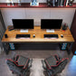 Modern Rectangular Office Desk Solid Wood Writing Desk with Metal Legs Clearhalo 'furn' 'furn_office_desk' 'Furniture' 'Office Desks' 'Office Furniture' 'office_desk' 1200x1200_7235a735-58c9-4f4b-93f9-14581894c56b