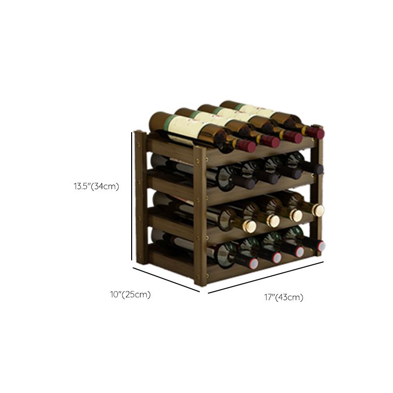 Modern Modern Wine Rack-fles tafel van het midden van de eeuw