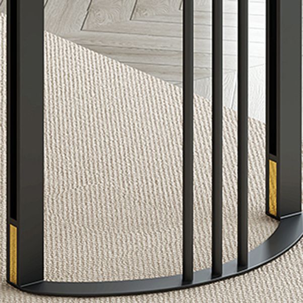 Scrivania da ufficio a mezzo circo industriale scrivania per finiture antiche con gambe metalliche