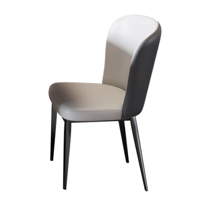 現代的な長方形の焼結された石のトップメタルベースダイニングテーブルセット