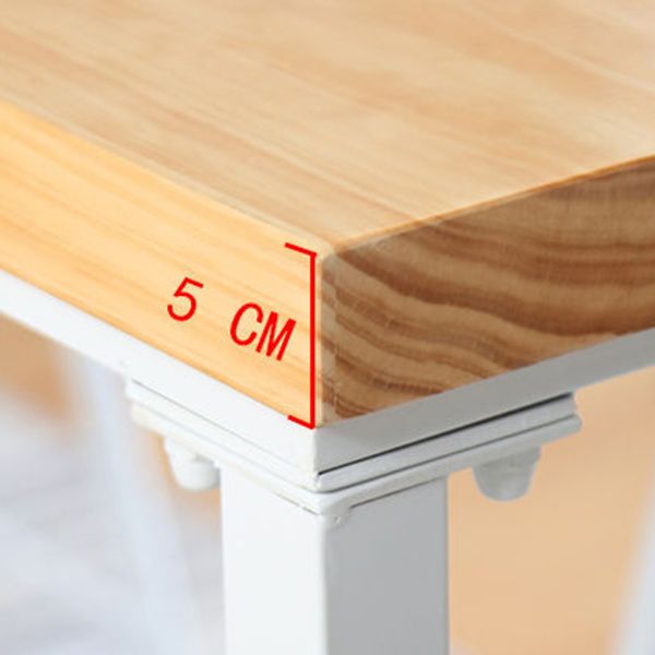 Tavolo da pub contemporaneo con cavalletto bianco naturale naturale tavolo da bistrot top