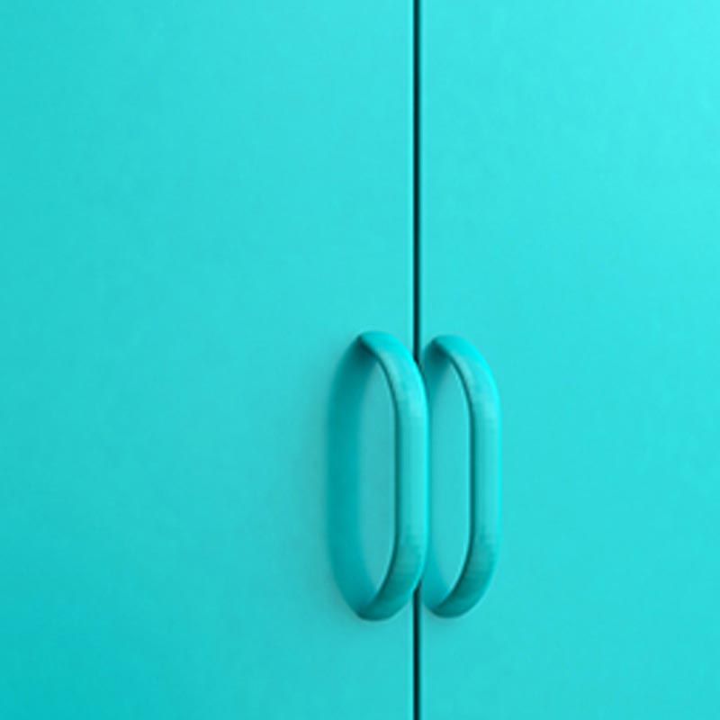 White Steel Wardrobe Cabinet with Adjustable Shelves Modern Wardrobe Closet Clearhalo 'Armoires & Wardrobes' 'armoires_wardrobes' 'Bedroom Furniture' 'furn' 'furn_armoires_wardrobes' 'Furniture' 1200x1200_7239e2d5-e6ee-4472-ad73-a9a6e4fd02e7