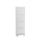 9.84"W Bookshelf Glam Style Closed Back Acrylic Bookcase for Office and Study Room Clearhalo 'Bookcases' 'furn' 'furn_bookcases' 'Furniture' 'furniture_bookcases' 'kitchen' 'kitchen_bookcases' 'Living Room Furniture' 'Office Furniture' 1200x1200_723c0c99-c18e-4a1e-adf9-f04959d90a40